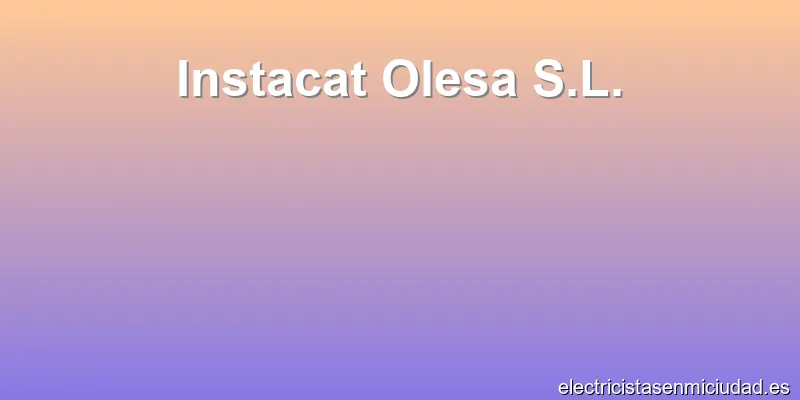 Instacat Olesa S.L.