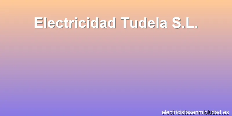 Electricidad Tudela S.L.