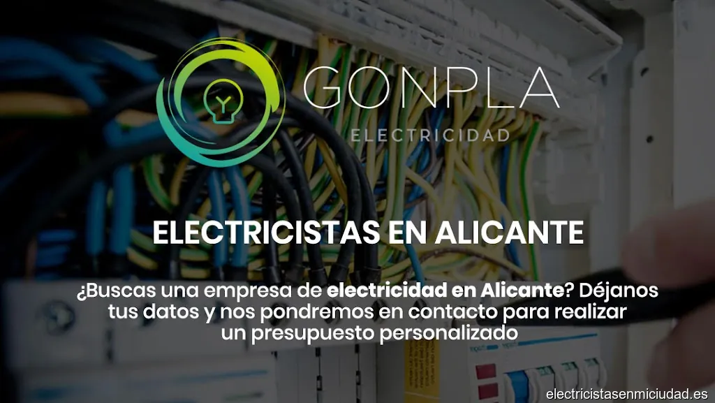 Electricista Alicante | Gonpla Electricidad