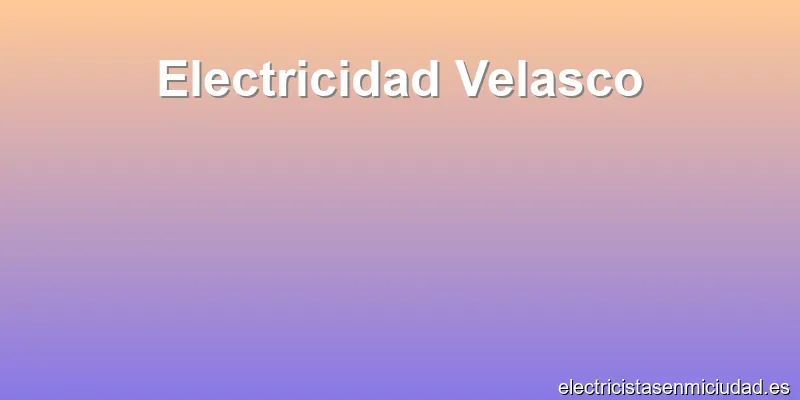 Electricidad Velasco