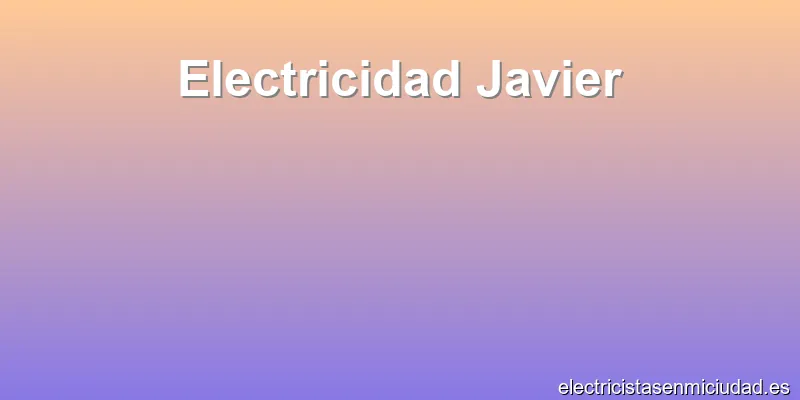 Electricidad Javier