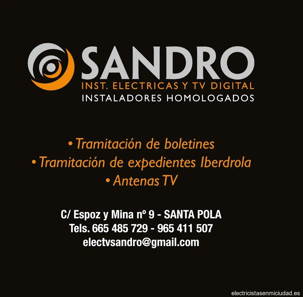 Instalaciones Electricas y TV Digital Sandro