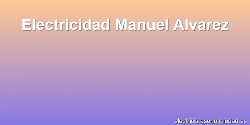 Electricidad Manuel Alvarez
