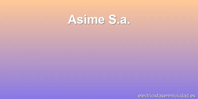 Asime S.a.