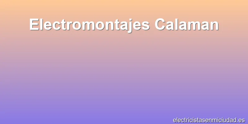 Electromontajes Calaman