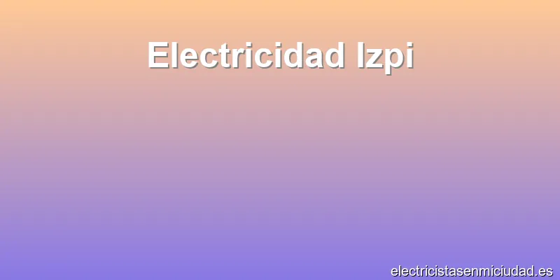 Electricidad Izpi
