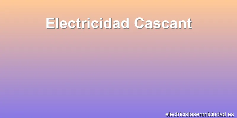 Electricidad Cascant
