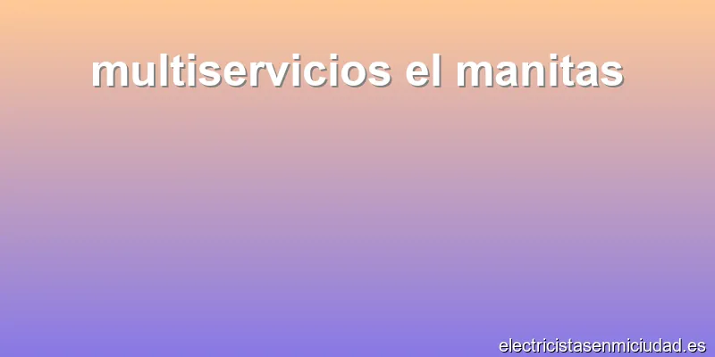 multiservicios el manitas