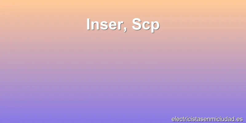 Inser, Scp