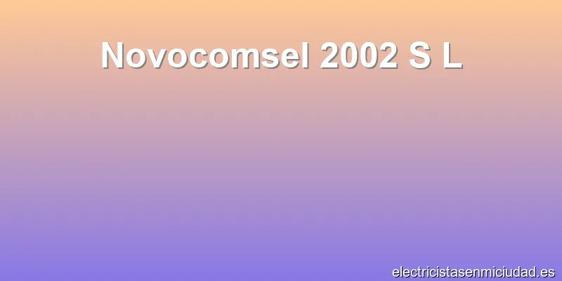Novocomsel 2002 S L