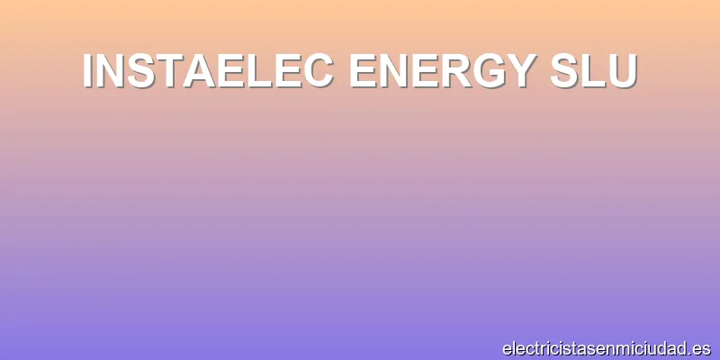 INSTAELEC ENERGY SLU