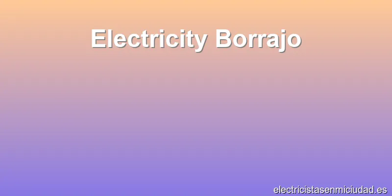 Electricity Borrajo