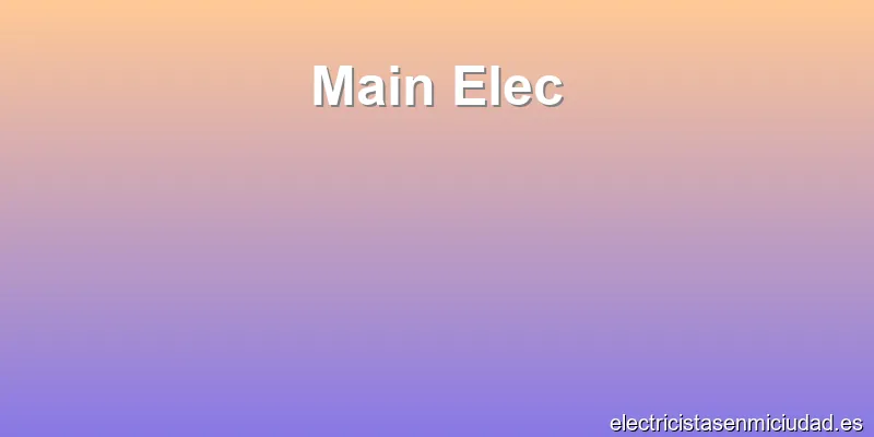 Main Elec