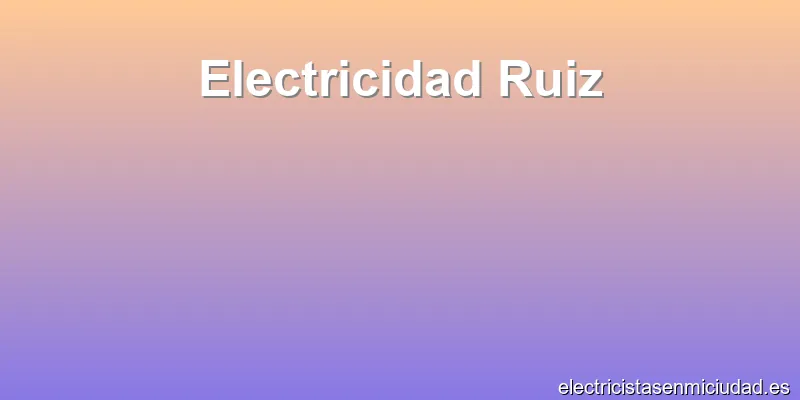 Electricidad Ruiz