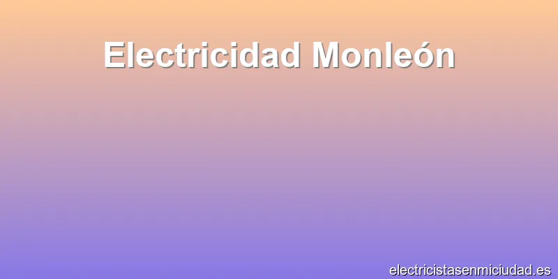 Electricidad Monleón