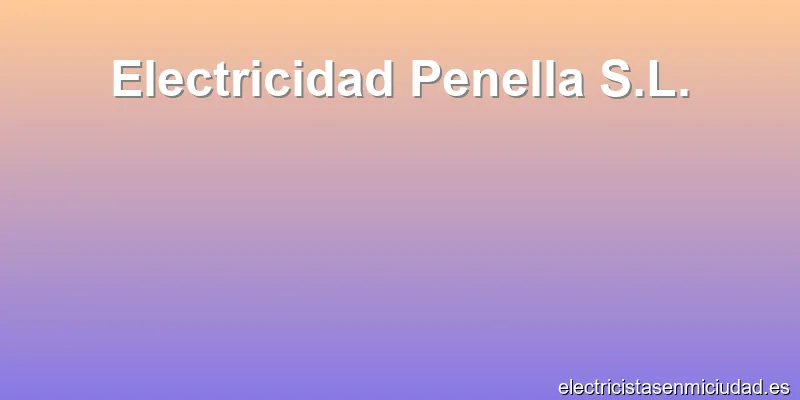 Electricidad Penella S.L.