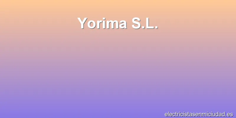 Yorima S.L.