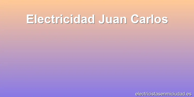 Electricidad Juan Carlos