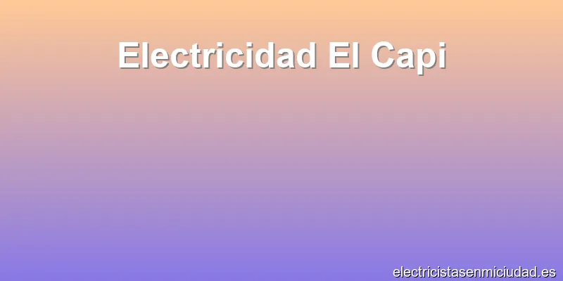 Electricidad El Capi