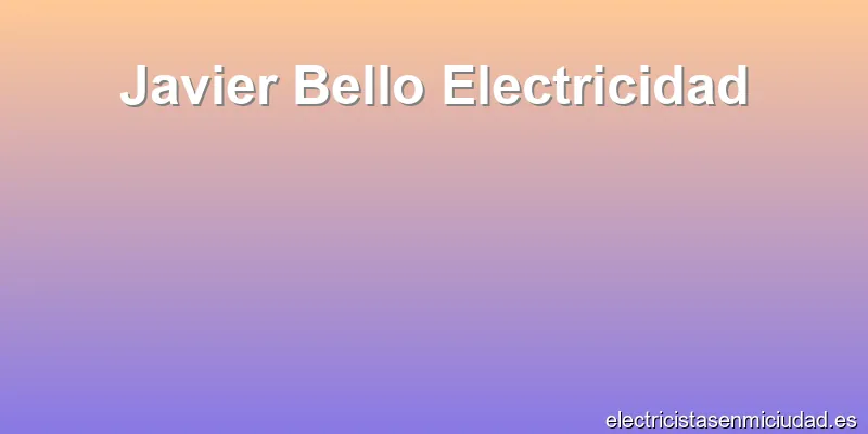Javier Bello Electricidad