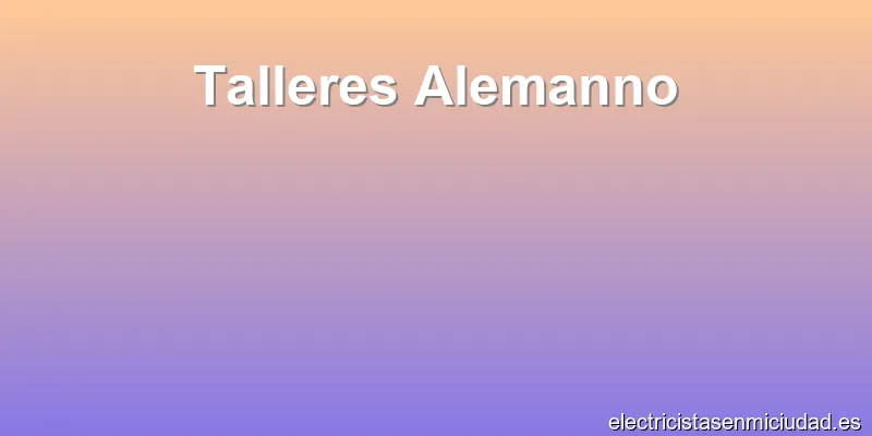 Talleres Alemanno