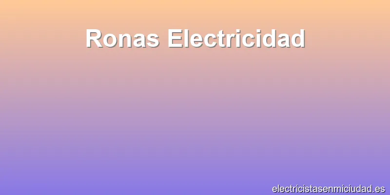 Ronas Electricidad