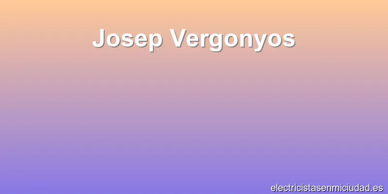 Josep Vergonyos