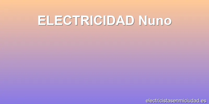 ELECTRICIDAD Nuno