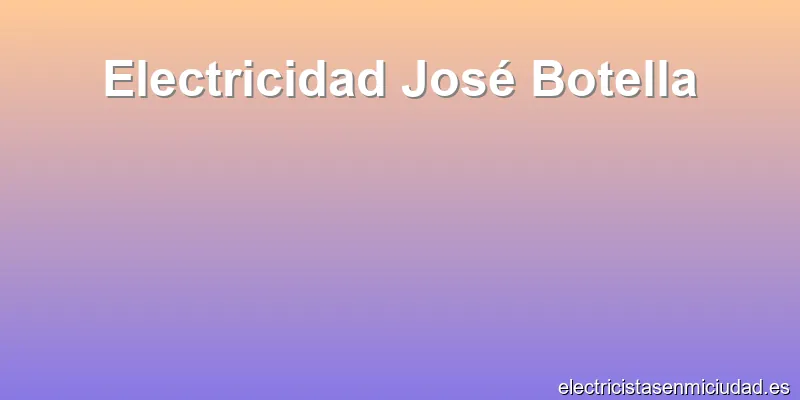 Electricidad José Botella