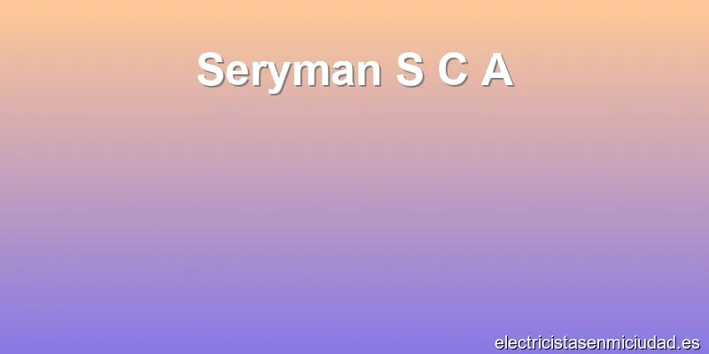 Seryman S C A