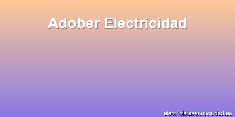 Adober Electricidad