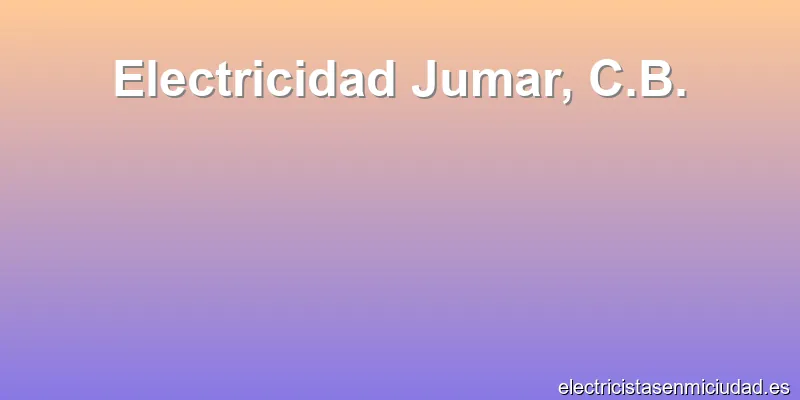 Electricidad Jumar, C.B.