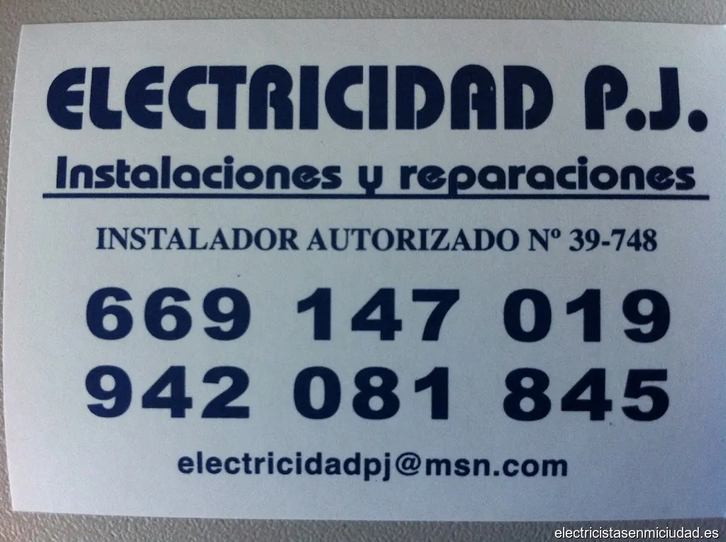 ELECTRICISTA PJ