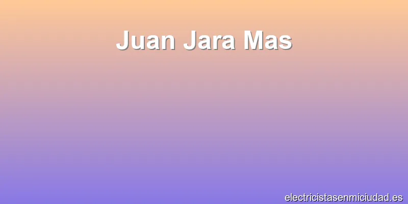 Juan Jara Mas