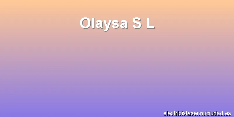 Olaysa S L