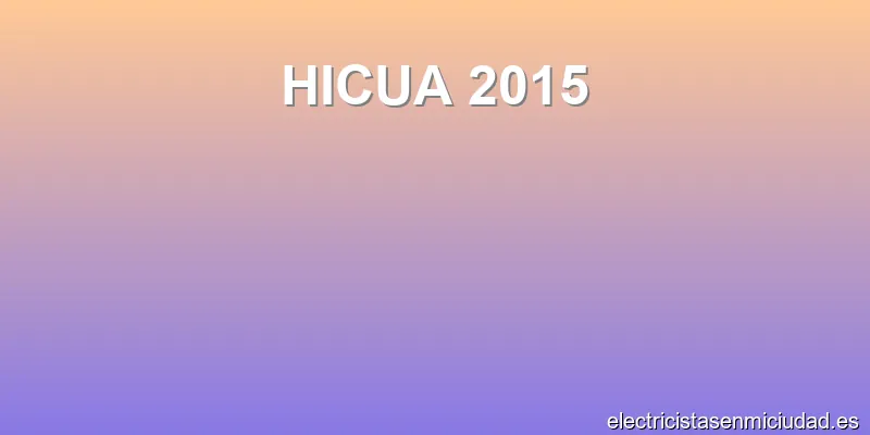 HICUA 2015