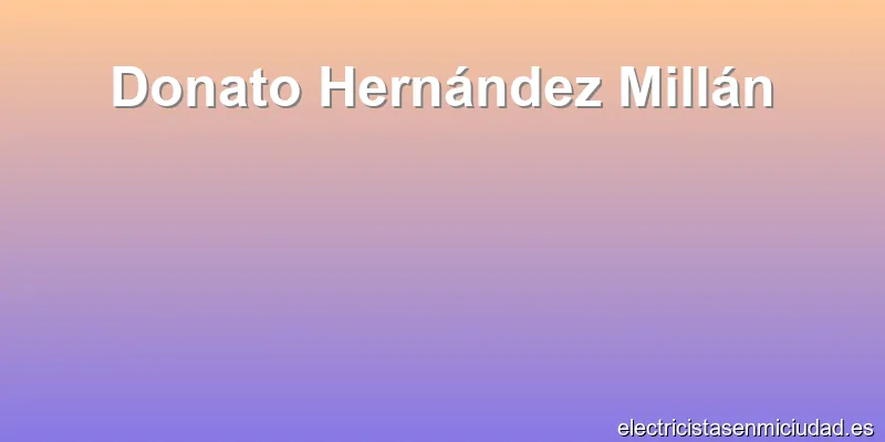 Donato Hernández Millán