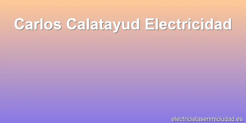 Carlos Calatayud Electricidad