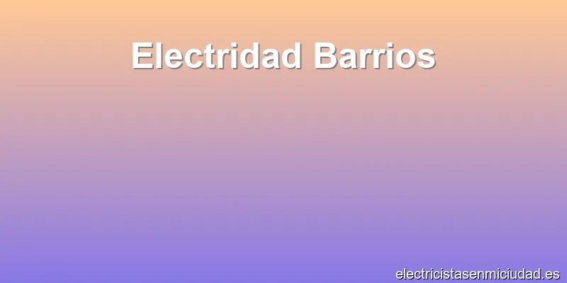 Electridad Barrios