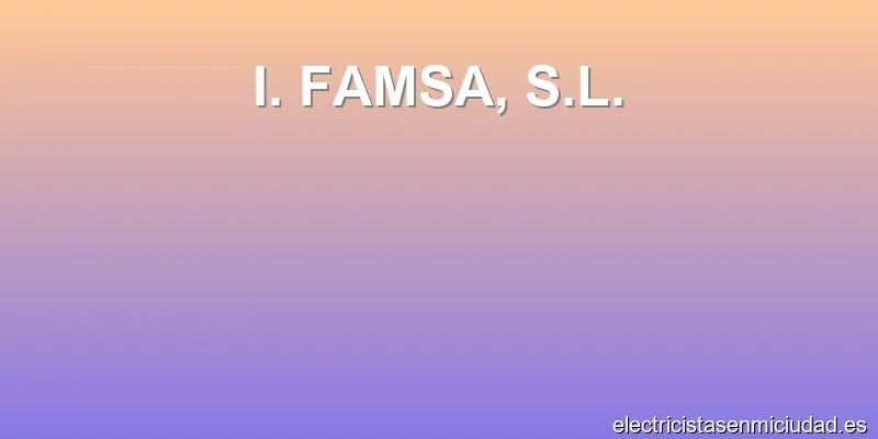 I. FAMSA, S.L.