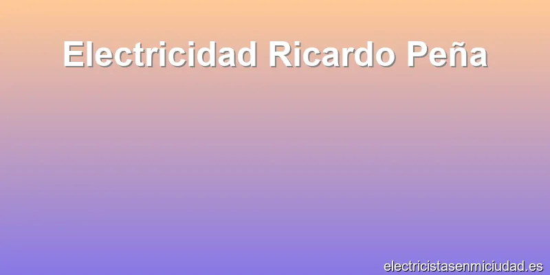 Electricidad Ricardo Peña