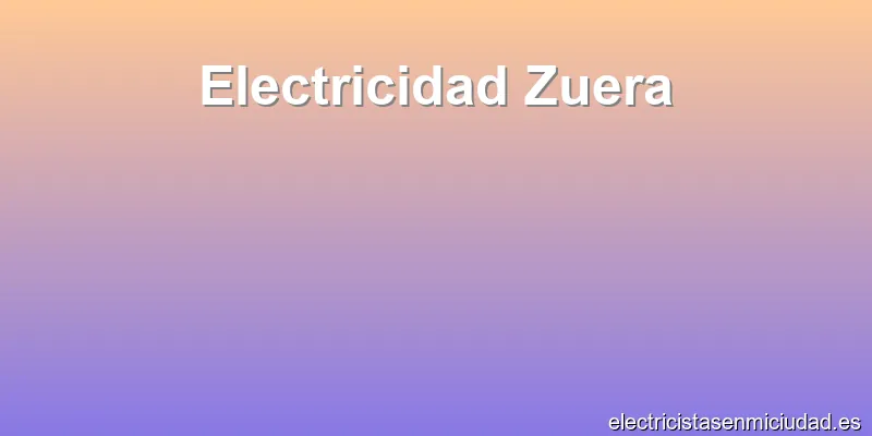 Electricidad Zuera