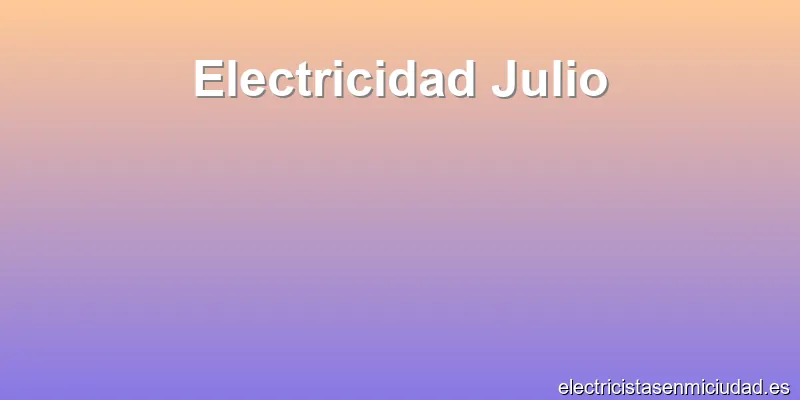 Electricidad Julio