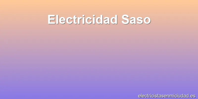 Electricidad Saso