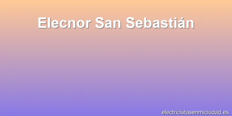 Elecnor San Sebastián