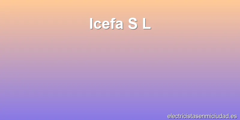 Icefa S L