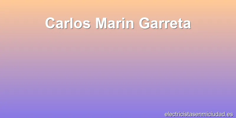 Carlos Marin Garreta
