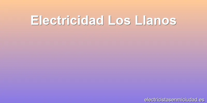 Electricidad Los Llanos