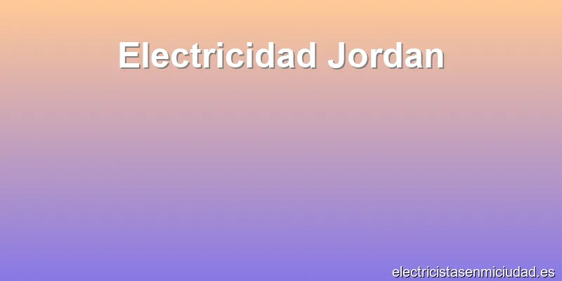 Electricidad Jordan