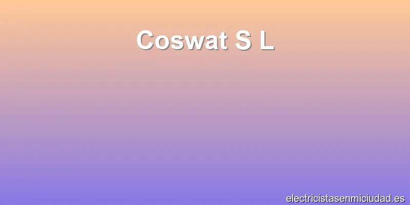 Coswat S L